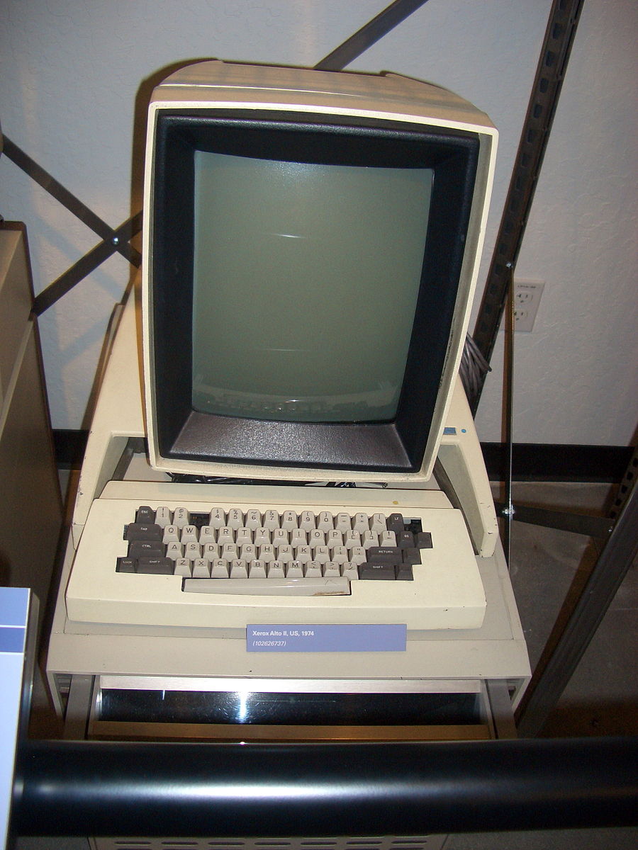 the Xerox Alto