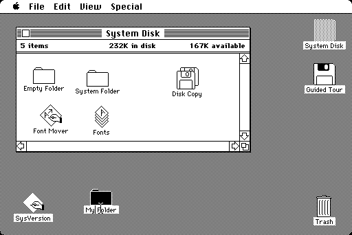 GUI in the First Macintosh PC